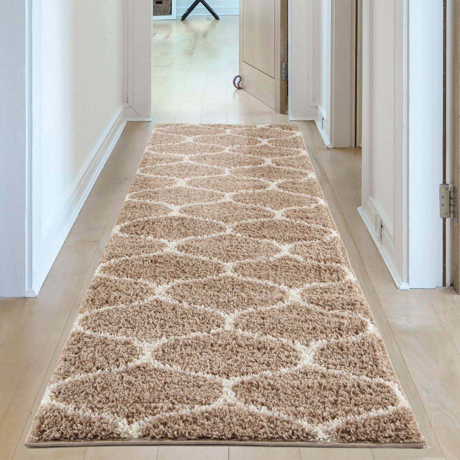 620_Moroccan_Beige_Shaggy_Rug-21 - Bobobiy
