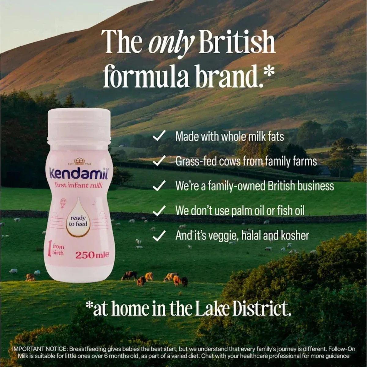 Kendamil Ready To Feed Stage 1 First Infant Milk from Birth 1500ml (6x250ml)