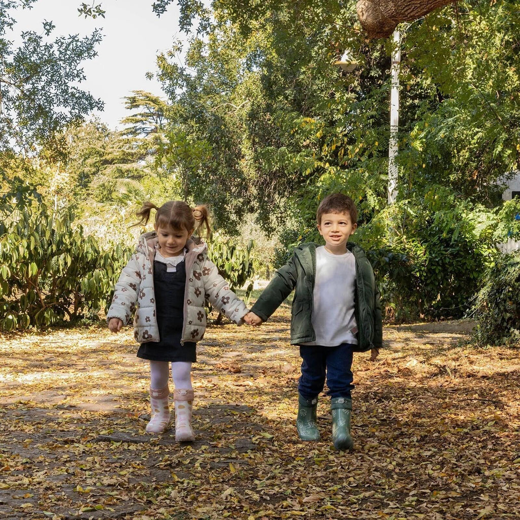 HelloBaby Hooded Coat - Green - Bobobiy