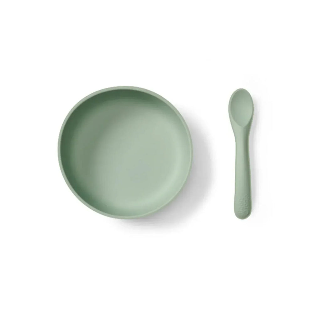 Vital Baby Nourish Silicone Suction Bowl Set - Crushed Mint - Bobobiy