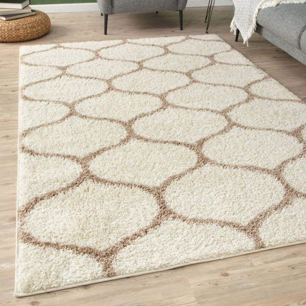 630_Moroccan_Ivory_Shaggy_Rug-11 - Bobobiy