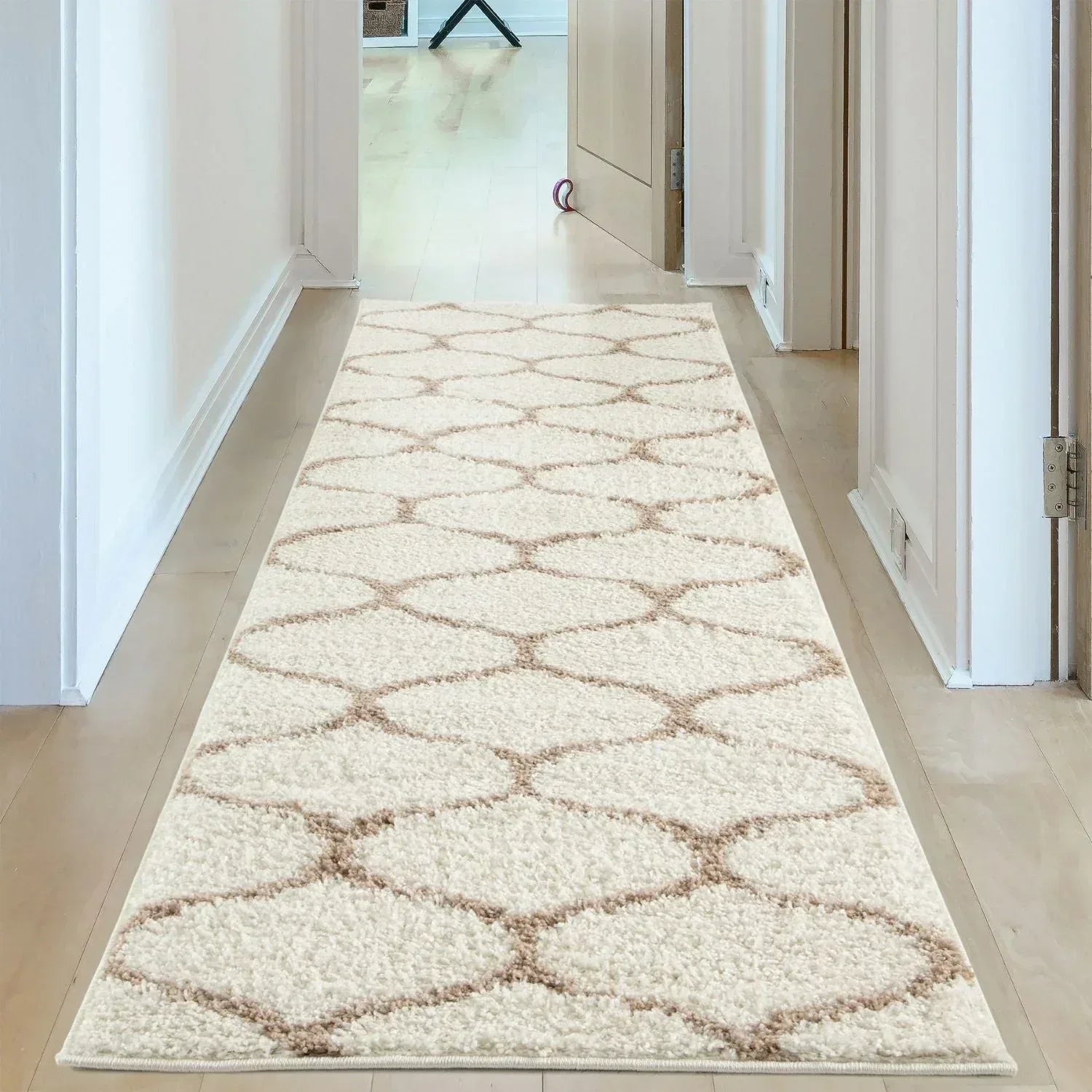 630_Moroccan_Ivory_Shaggy_Rug-20 - Bobobiy