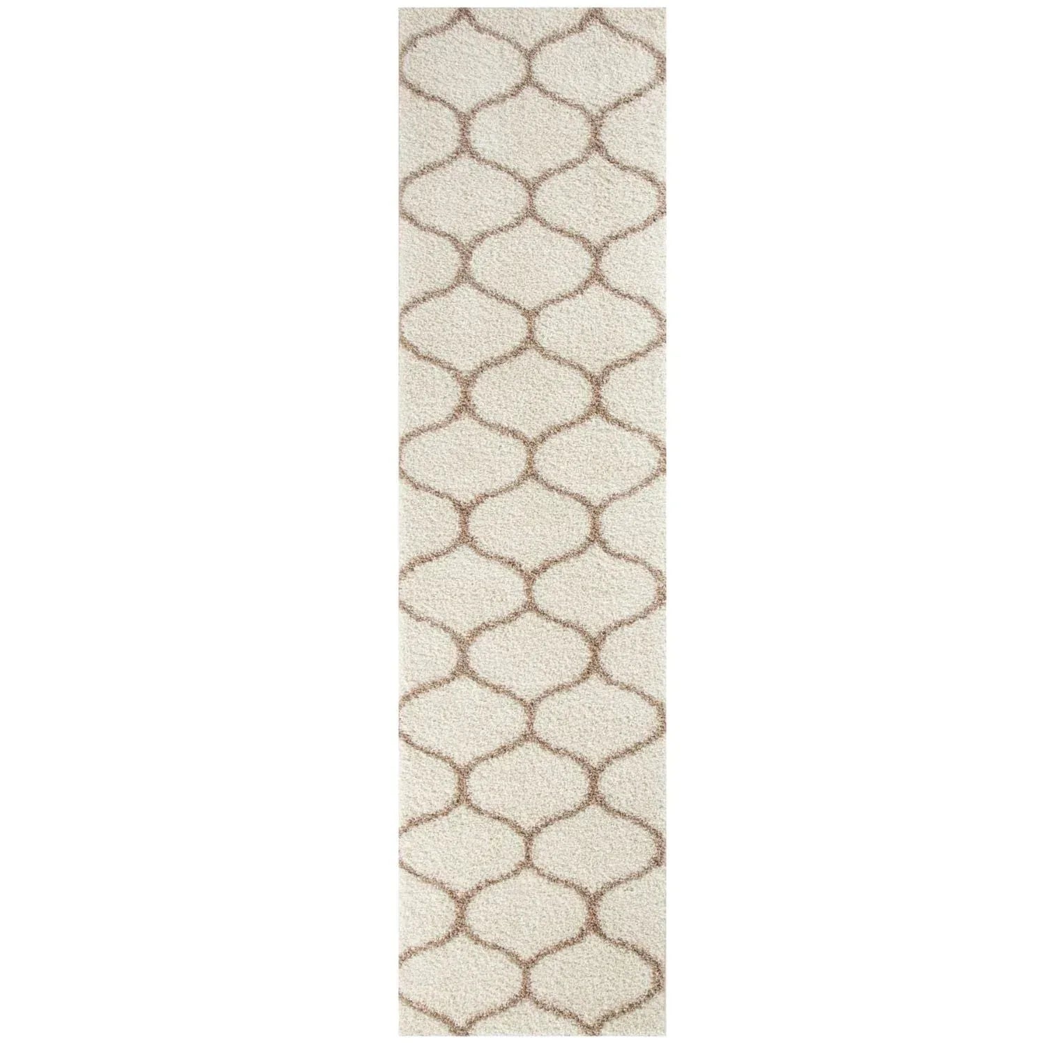 630_Moroccan_Ivory_Shaggy_Rug-4 - Bobobiy
