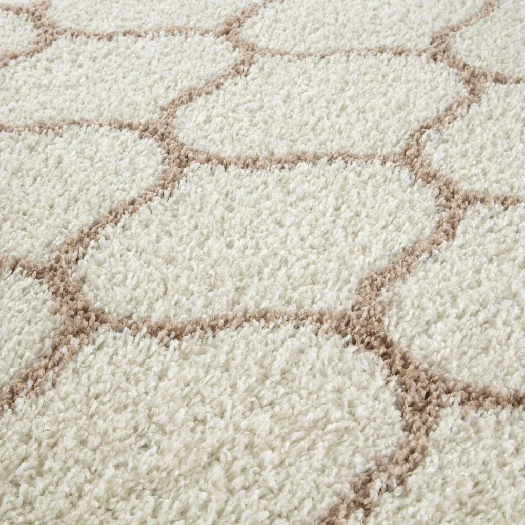 630_Moroccan_Ivory_Shaggy_Rug-5 - Bobobiy