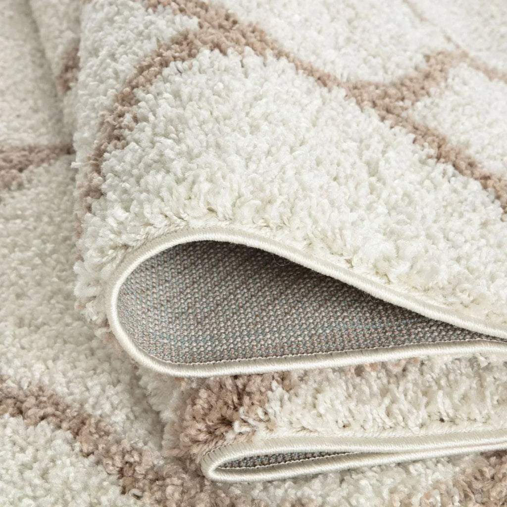 630_Moroccan_Ivory_Shaggy_Rug-6 - Bobobiy
