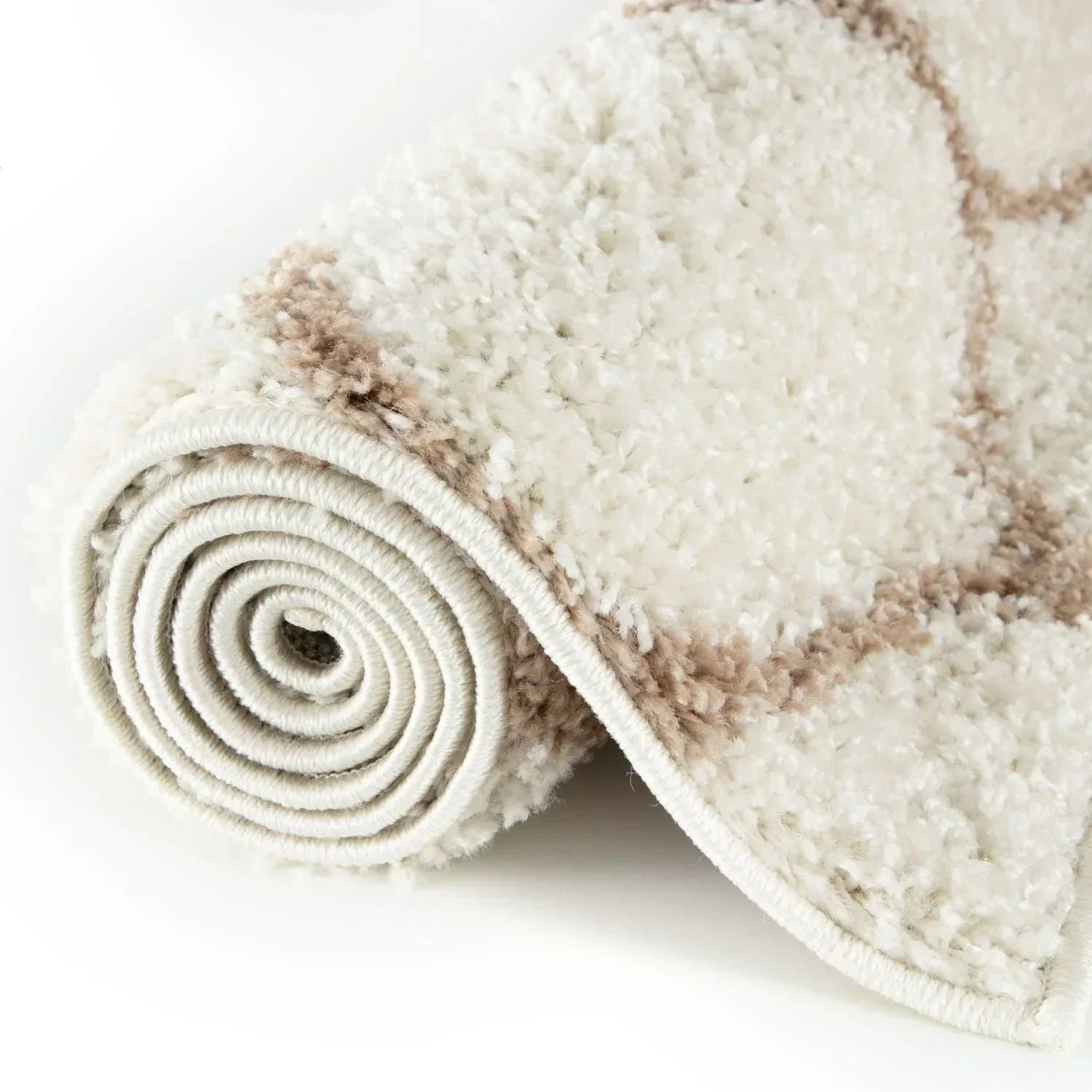 630_Moroccan_Ivory_Shaggy_Rug-7 - Bobobiy