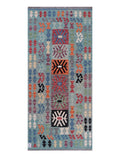 Maimana Afghanistan Kilim Rug - 196 x88 cm - Handmade