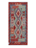 Maimana Afghanistan Kilim Rug - 198 x87 cm - Handmade