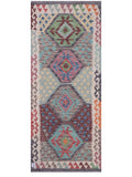 Maimana Afghanistan Kilim Rug - 200 x83 cm - Handmade