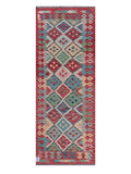 Maimana Afghanistan Kilim Rug - 196 x73 cm - Handmade