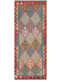 Maimana Afghanistan Kilim Rug - 196 x82 cm - Handmade