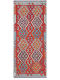 Maimana Afghanistan Kilim Rug - 196 x84 cm - Handmade