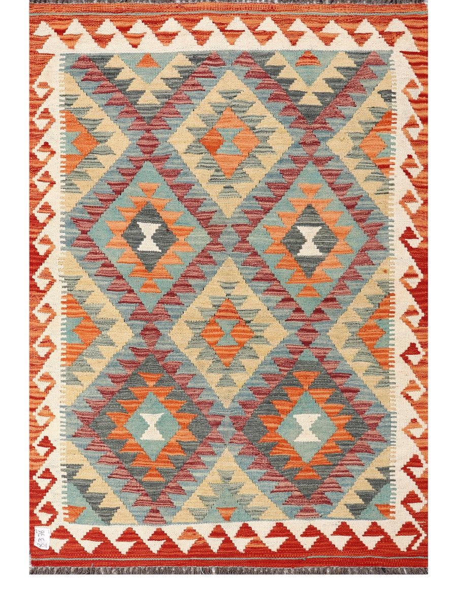 Maimana Afghanistan Kilim Rug - 149 x103 cm - Handmade