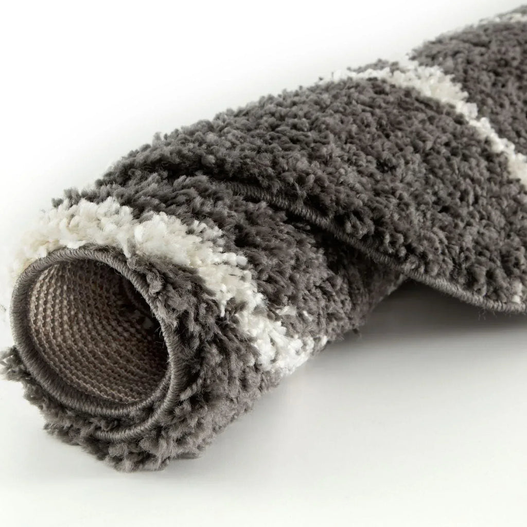 640_Moroccan_Dark_Grey_Shaggy_Rug-9 - Bobobiy