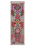 Maimana Afghanistan Kilim Runner - 247 x 81 cm - Handmade