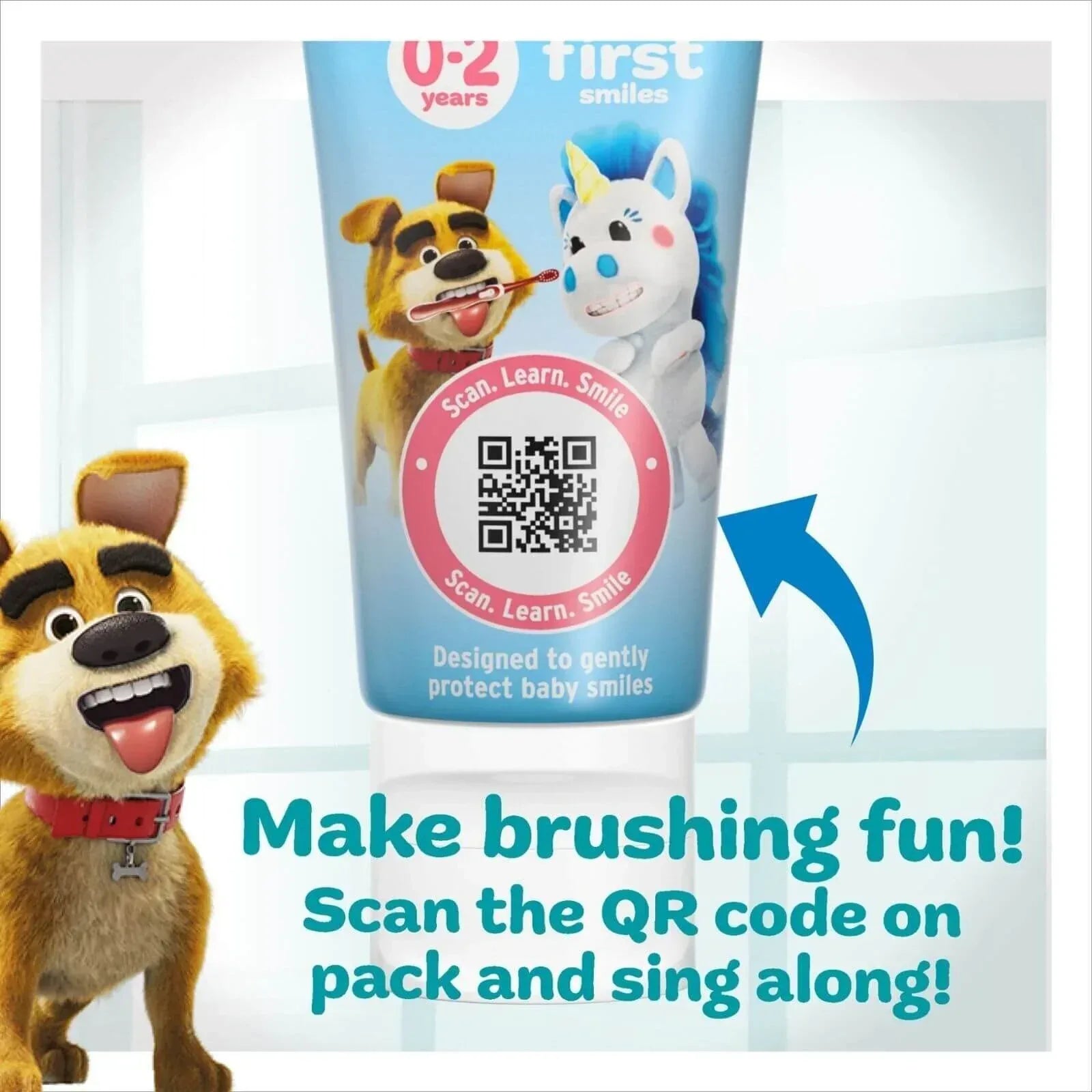 Colgate Kids Strawberry Flavour Baby Toothpaste 0-2 years 50ml - Bobobiy