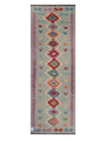 Maimana Afghanistan Kilim Runner - 240 x 83 cm - Handmade