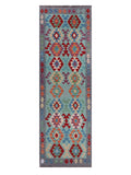 Maimana Afghanistan Kilim Runner - 250 x 81 cm - Handmade