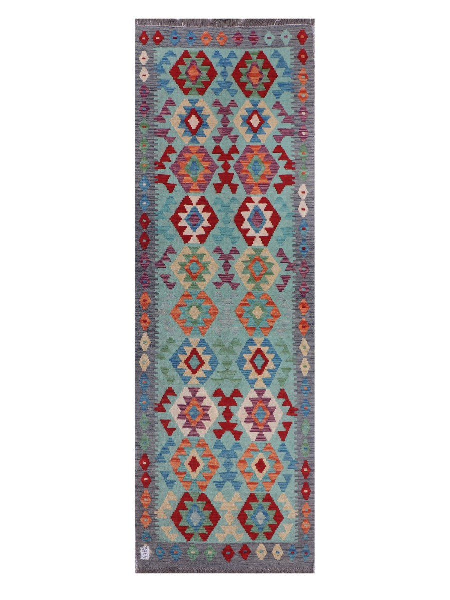 Maimana Afghanistan Kilim Runner - 250 x 81 cm - Handmade