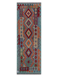 Maimana Afghanistan Kilim Runner - 236 x 81 cm - Handmade