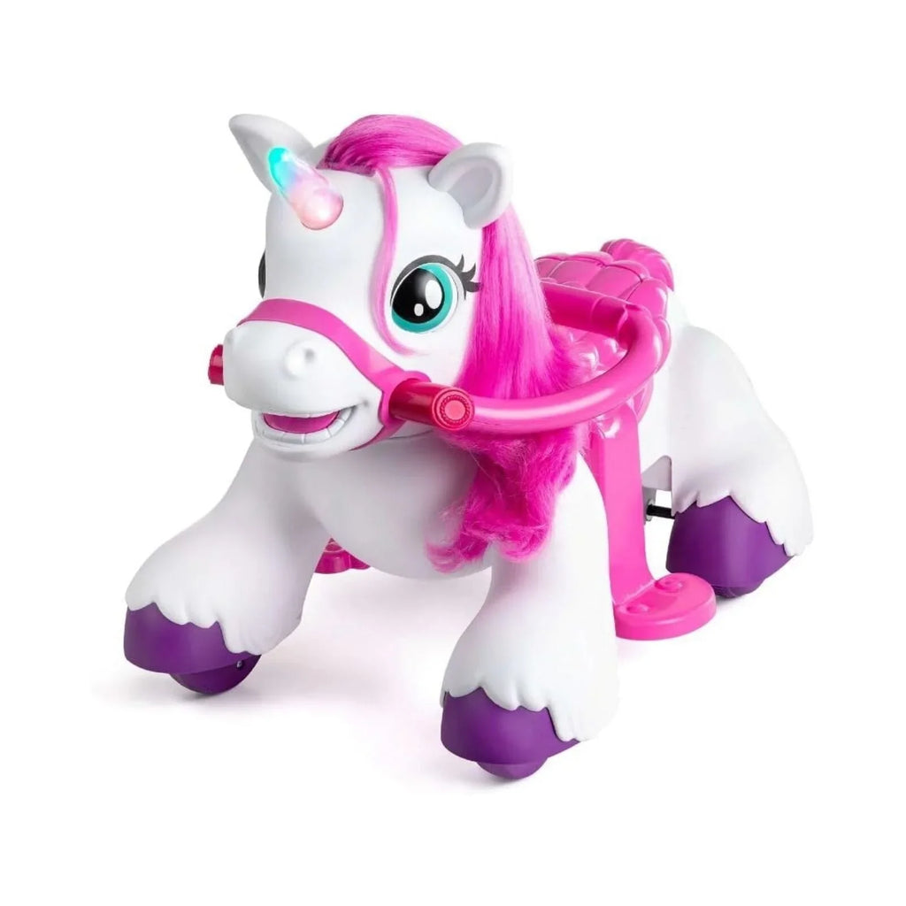 Xootz Magical Unicorn 6V Electric Ride On - White