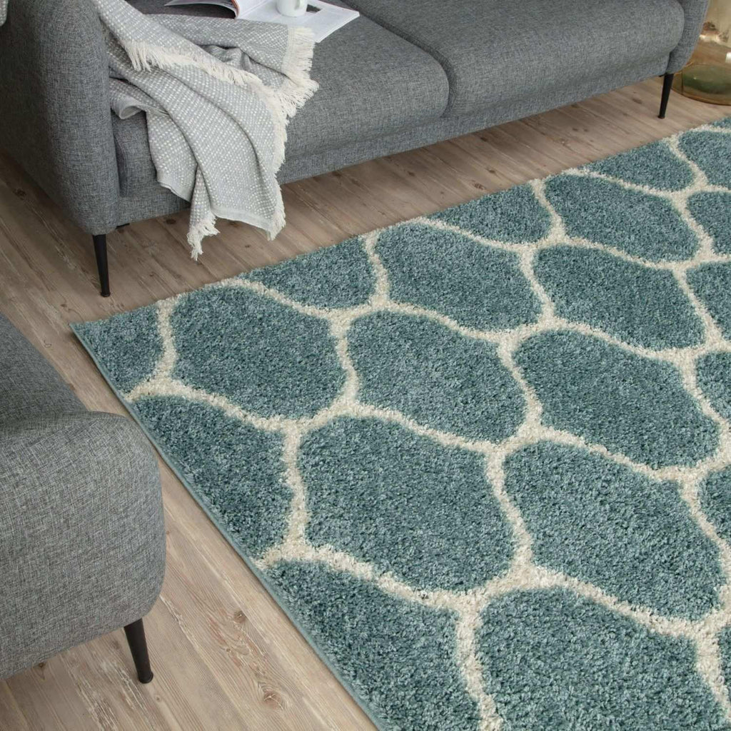 650_Moroccan_Duck_Egg_Blue_Shaggy_Rug-15 - Bobobiy