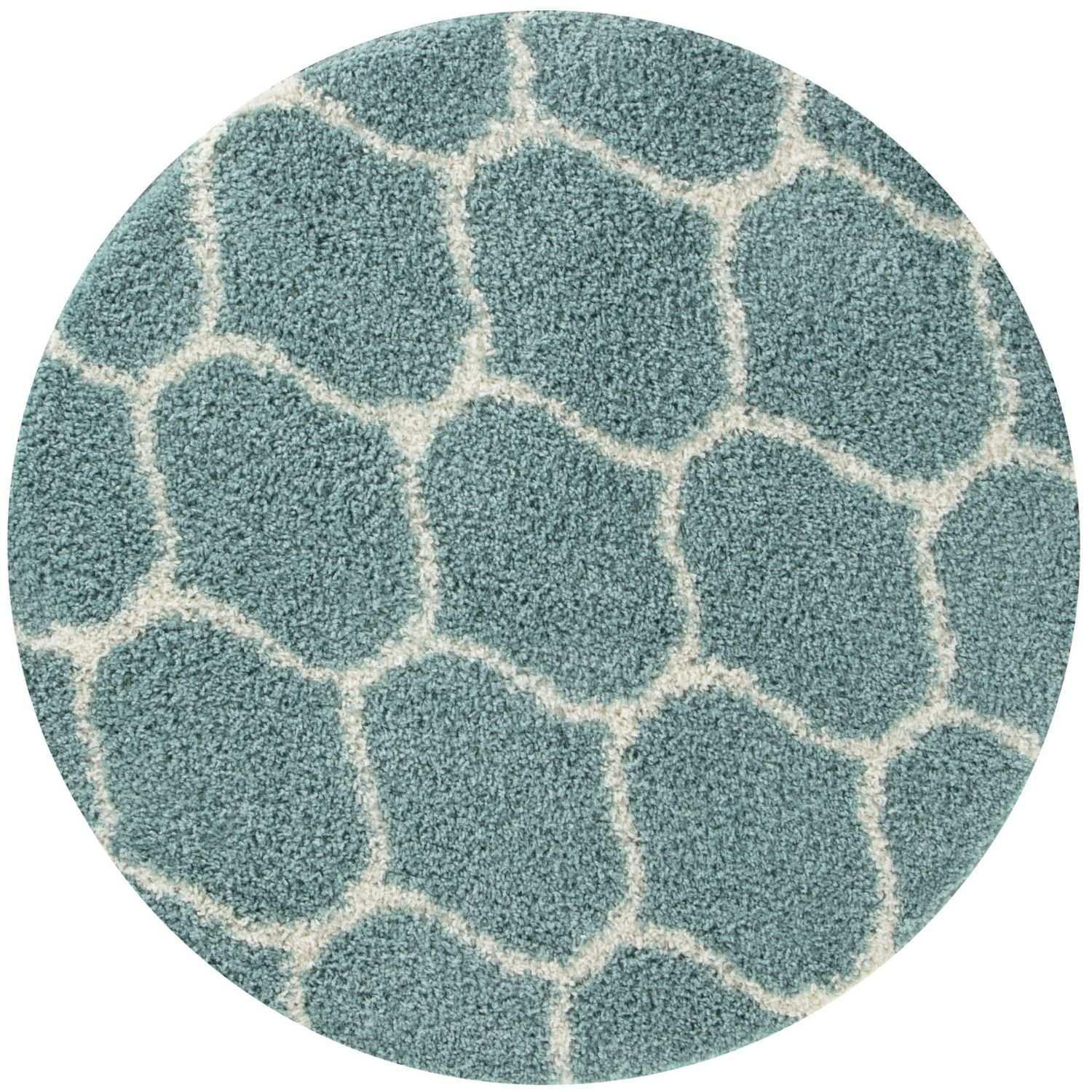650_Moroccan_Duck_Egg_Blue_Shaggy_Rug-2 - Bobobiy