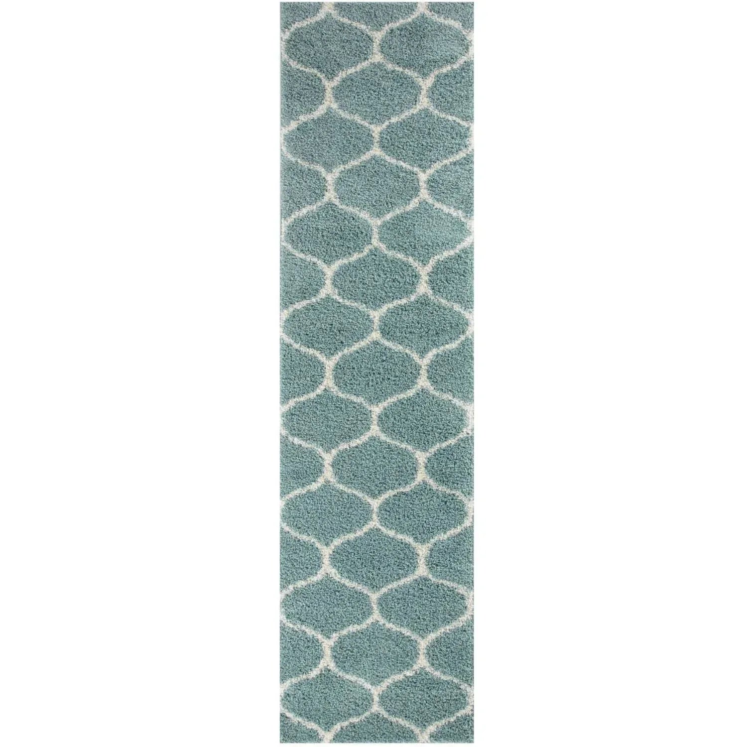 650_Moroccan_Duck_Egg_Blue_Shaggy_Rug-3 - Bobobiy
