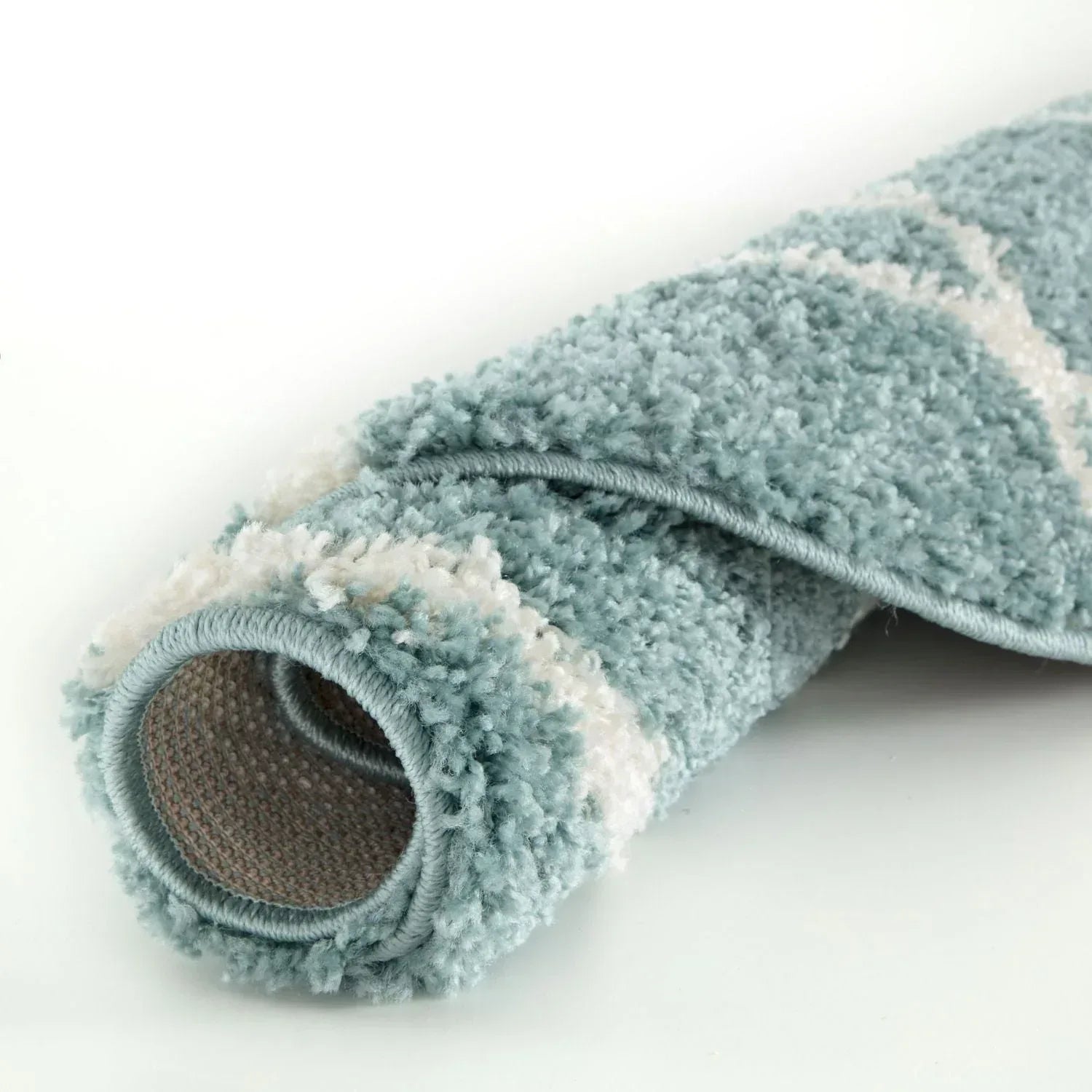 650_Moroccan_Duck_Egg_Blue_Shaggy_Rug-9 - Bobobiy