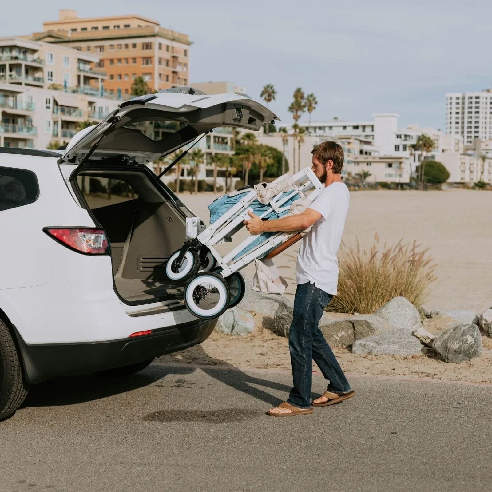 Wonderfold VW4 Volkswagen Stroller Wagon - Blue