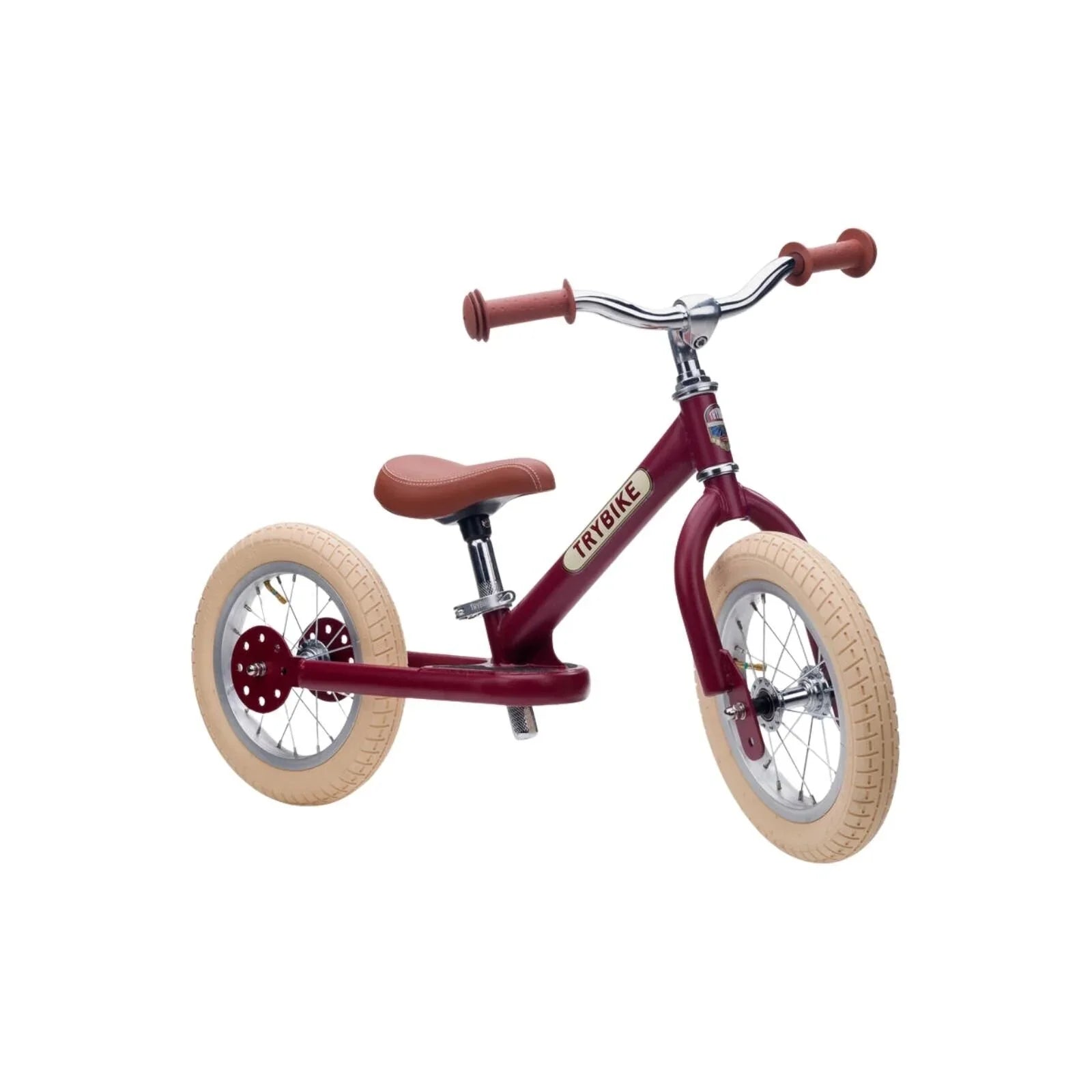 Trybike Matte 2-in-1 Balance Trike - Vintage Red