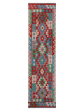Maimana Afghanistan Kilim Runner - 286 x 76 cm - Handmade