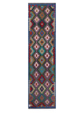 Maimana Afghanistan Kilim Runner - 303 x 80 cm - Handmade