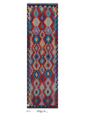Maimana Afghanistan Kilim Runner - 286 x 84 cm - Handmade