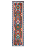 Maimana Afghanistan Kilim Runner - 288 x 74 cm - Handmade