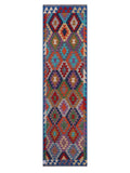 Maimana Afghanistan Kilim Runner - 281 x 77 cm - Handmade