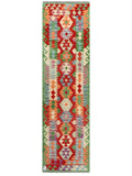Maimana Afghanistan Kilim Runner - 283 x 80 cm - Handmade