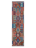 Maimana Afghanistan Kilim Runner - 287 x 77 cm - Handmade