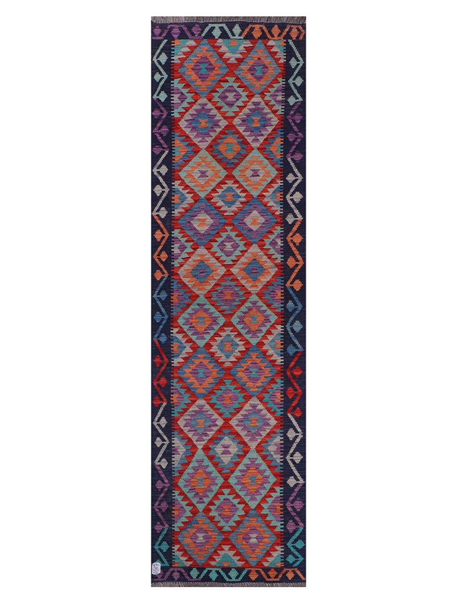 Maimana Afghanistan Kilim Runner - 290 x 79 cm - Handmade