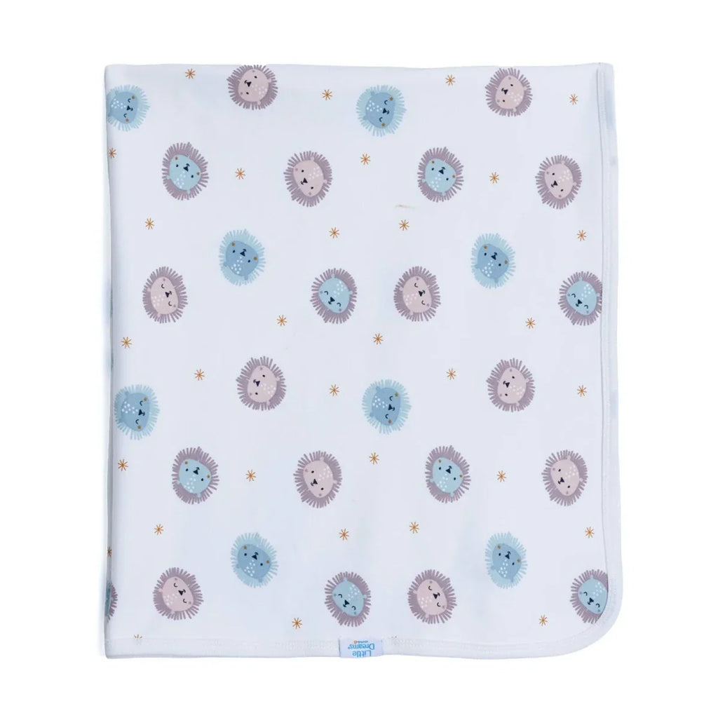 Little Dreams Boys Cotton Jersey Blankets - Ecru