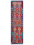 Maimana Afghanistan Kilim Runner - 296 x 83 cm - Handmade