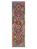 Maimana Afghanistan Kilim Runner - 287 x 82 cm - Handmade
