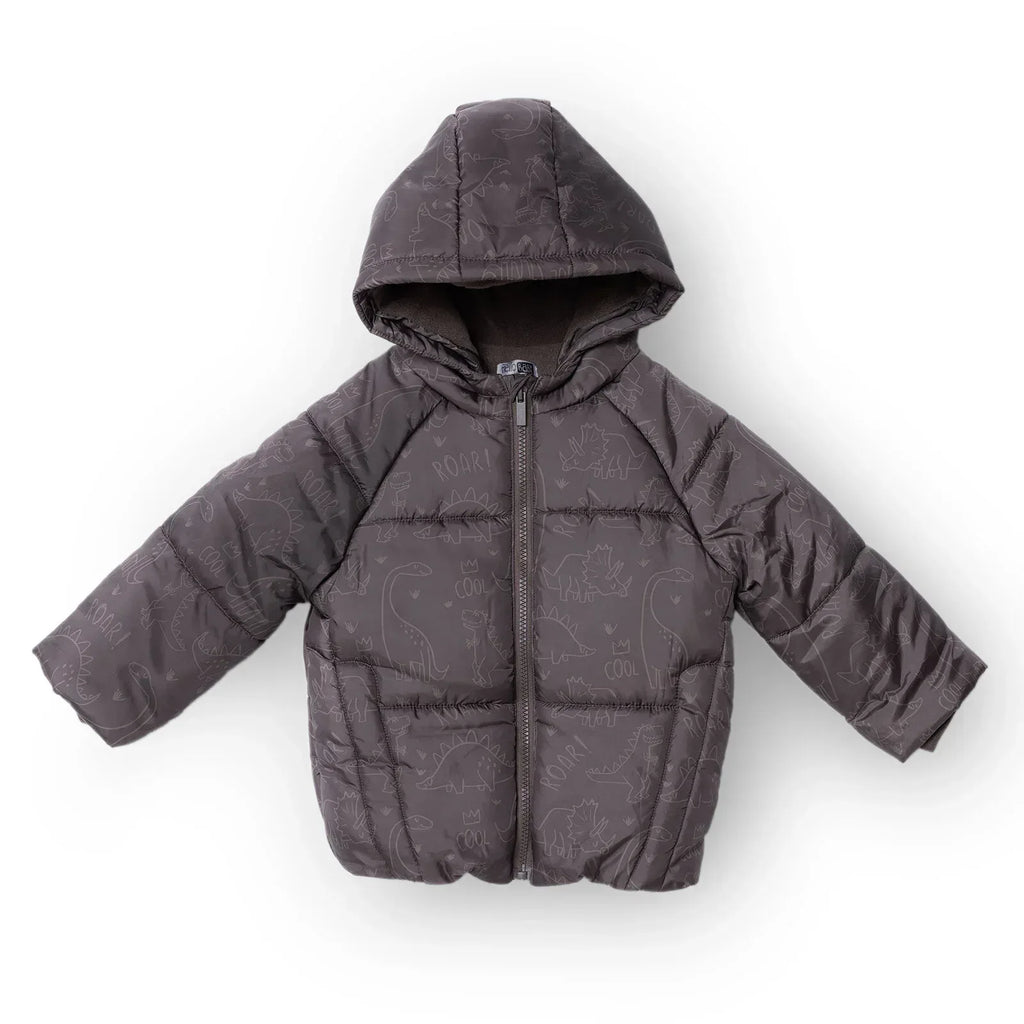 HelloBaby Coat - Brown Printed - Bobobiy