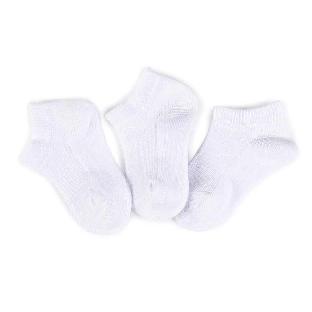 HelloBaby Unisex Socks 3 pcs - White