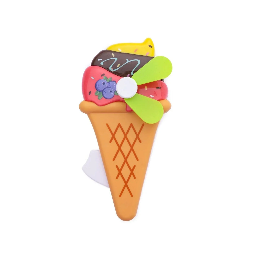 HZTB Ice Cream Big Hand Fan Assorted