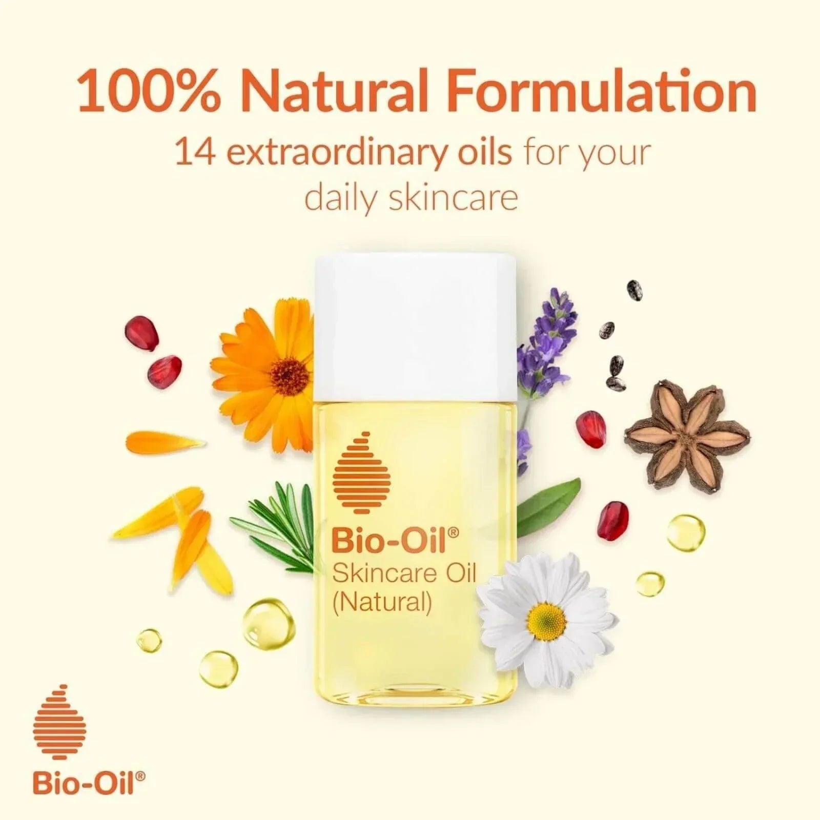 Bio-Oil Natural Skincare Oil 200ml - Bobobiy