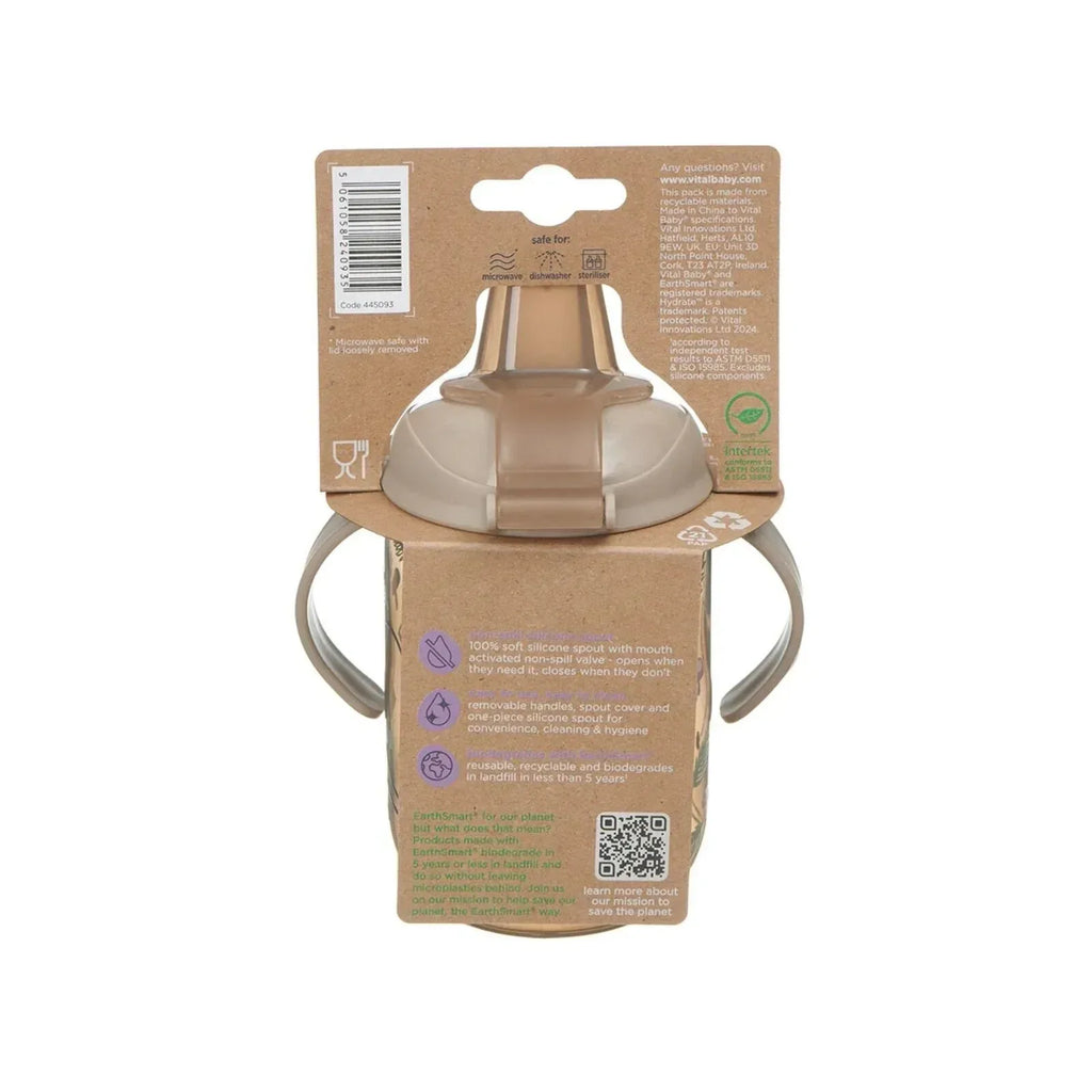 Vital Baby Hydrate Easy Sipper Cup 350ml - Natural Stone - Bobobiy