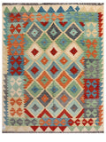 Maimana Afghanistan Kilim Rug - 196 x154 cm - Handmade