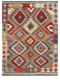 Maimana Afghanistan Kilim Rug - 197 x151 cm - Handmade