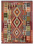 Maimana Afghanistan Kilim Rug - 207 x154 cm - Handmade